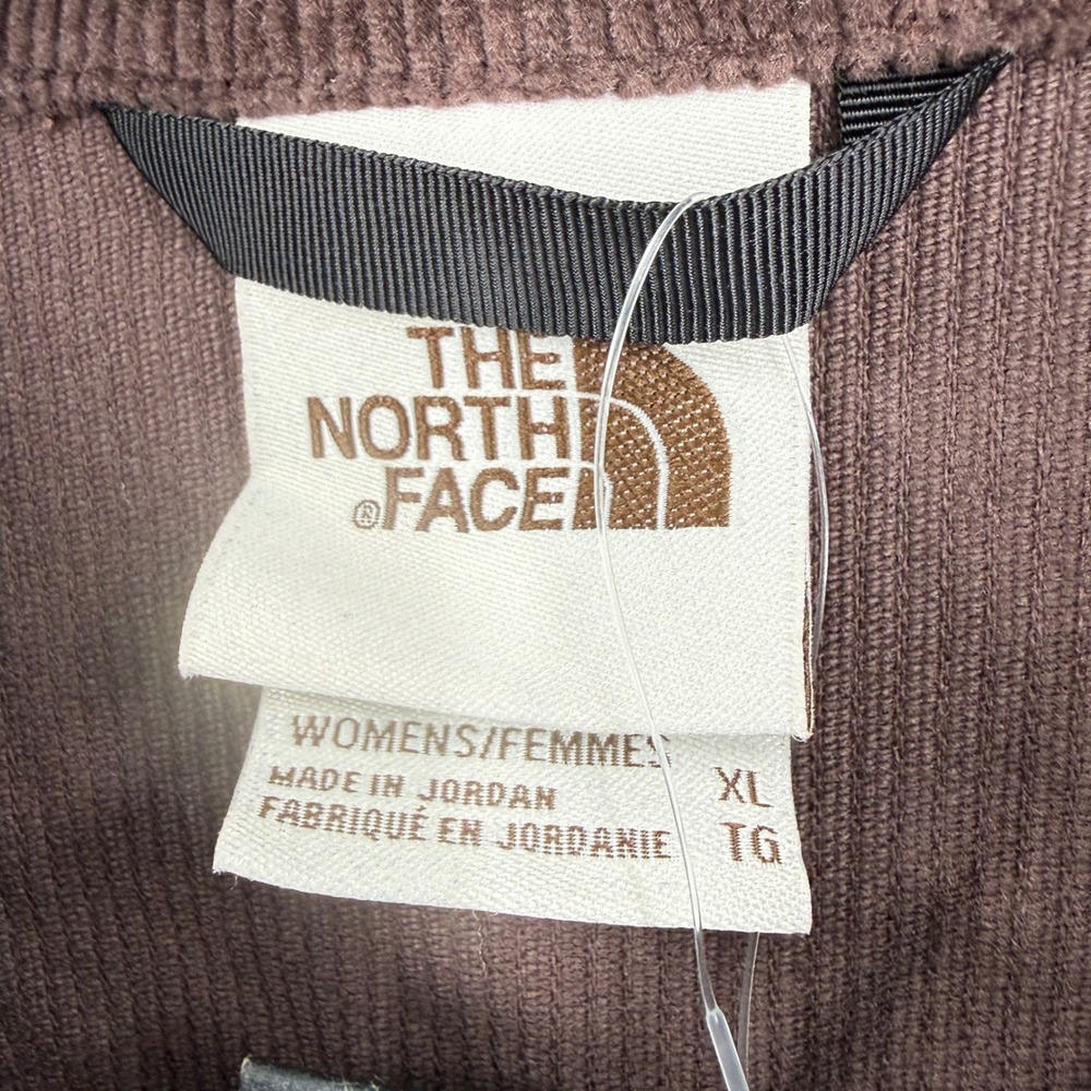 The North Face Womens Utility Cord Shacket Coal Brown Relaxed Fit XL - Picture 4 of 9